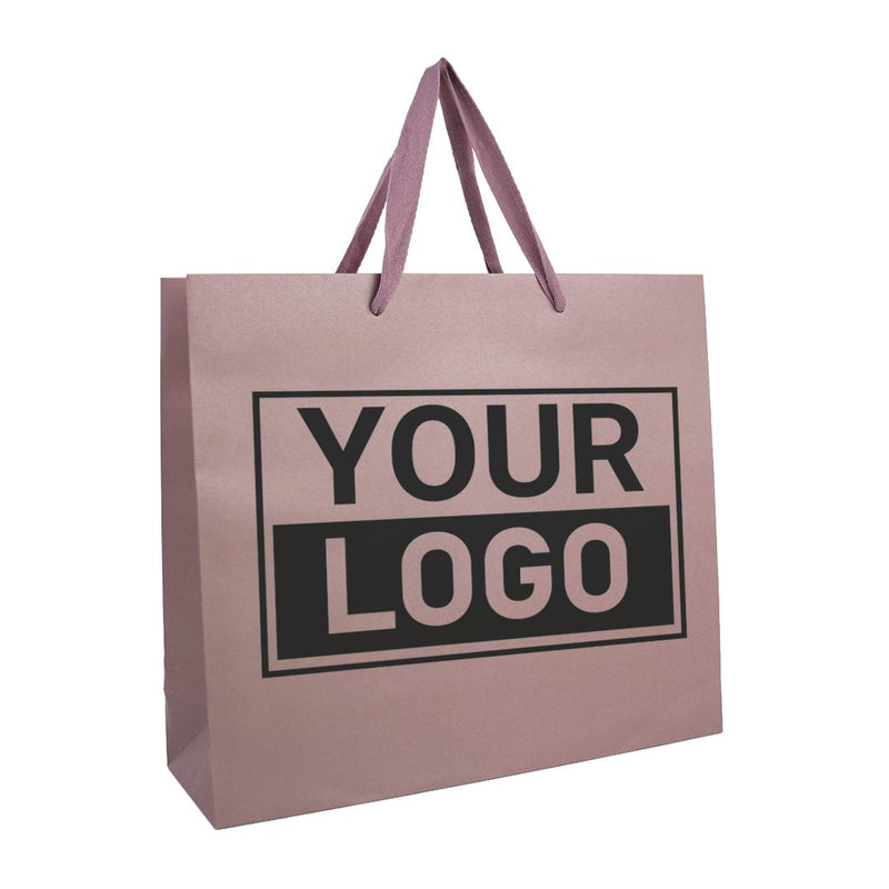 Geschenktasche bedrucken Dusty Rose A3