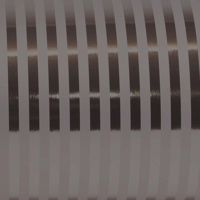 Geschenkpapier Schwarz/Grau Metallisierte Streifen 50cm x 100mtr